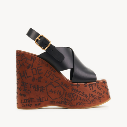 Chloe Maxime Wedge Sandal