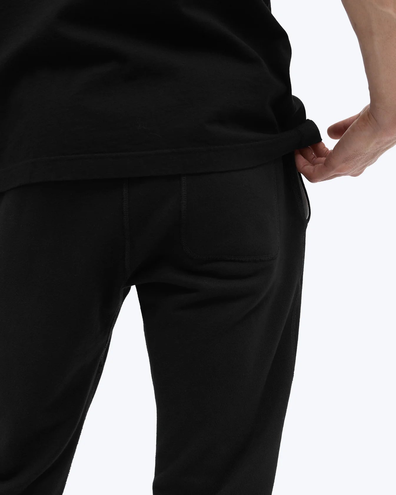 Reigning Champ Midweight Terry Cuffed Sweatpant - Black
