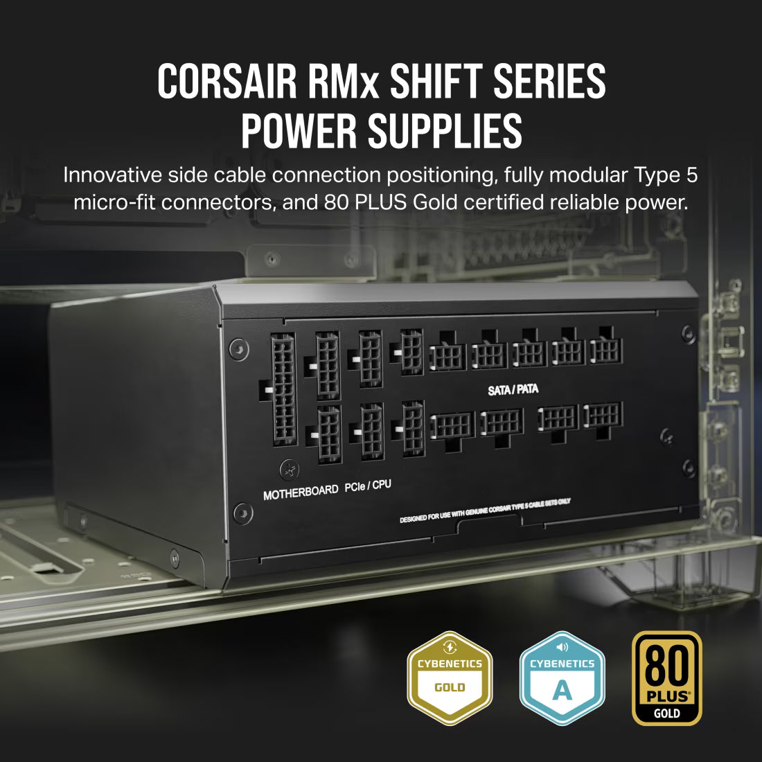 Corsair RM1200x SHIFT 80 PLUS Gold Fully Modular ATX Power Supply