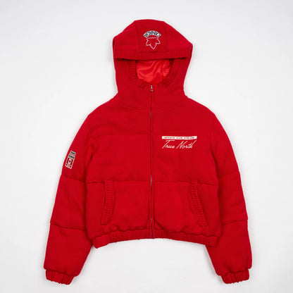 Sports Club Atelier Après Knit Puffer Red
