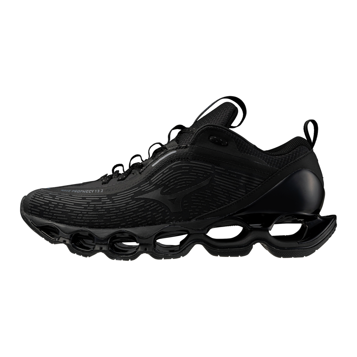 Mizuno Unisex Sportstyle WAVE PROPHECY 13.2 - Black/Black/Iron Gate