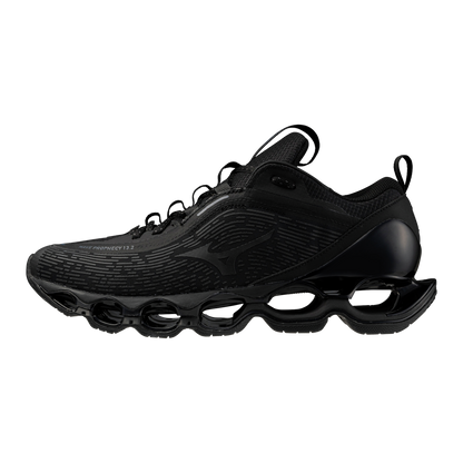 Mizuno Unisex Sportstyle WAVE PROPHECY 13.2 - Black/Black/Iron Gate
