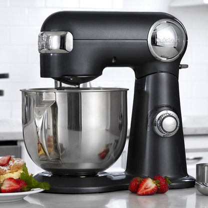 Cuisinart 5.2 L (5.5 Qt.) Precision Master Elite Digital Stand Mixer with Bonus Bowl - Black