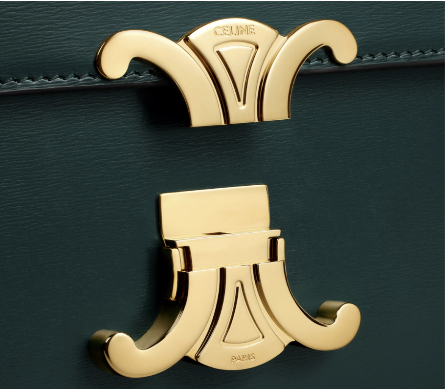 Celine - Teen Triomphe Bag in Shiny Calfskin