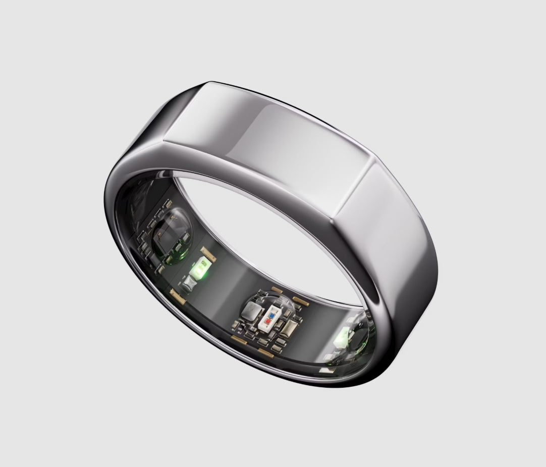 Oura Ring 3 Heritage Silver - Size 8