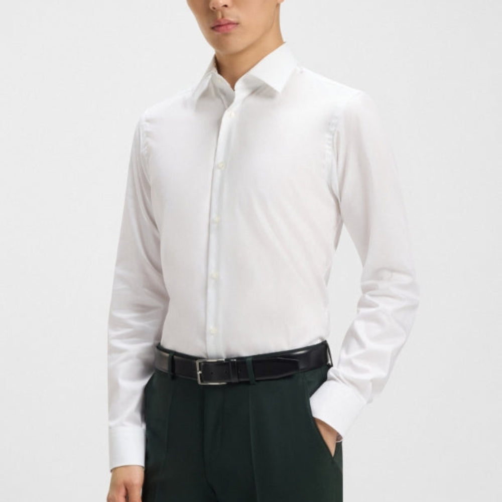 Hugo Boss - Regular Fit / Easy Iron Dress Shirt - White