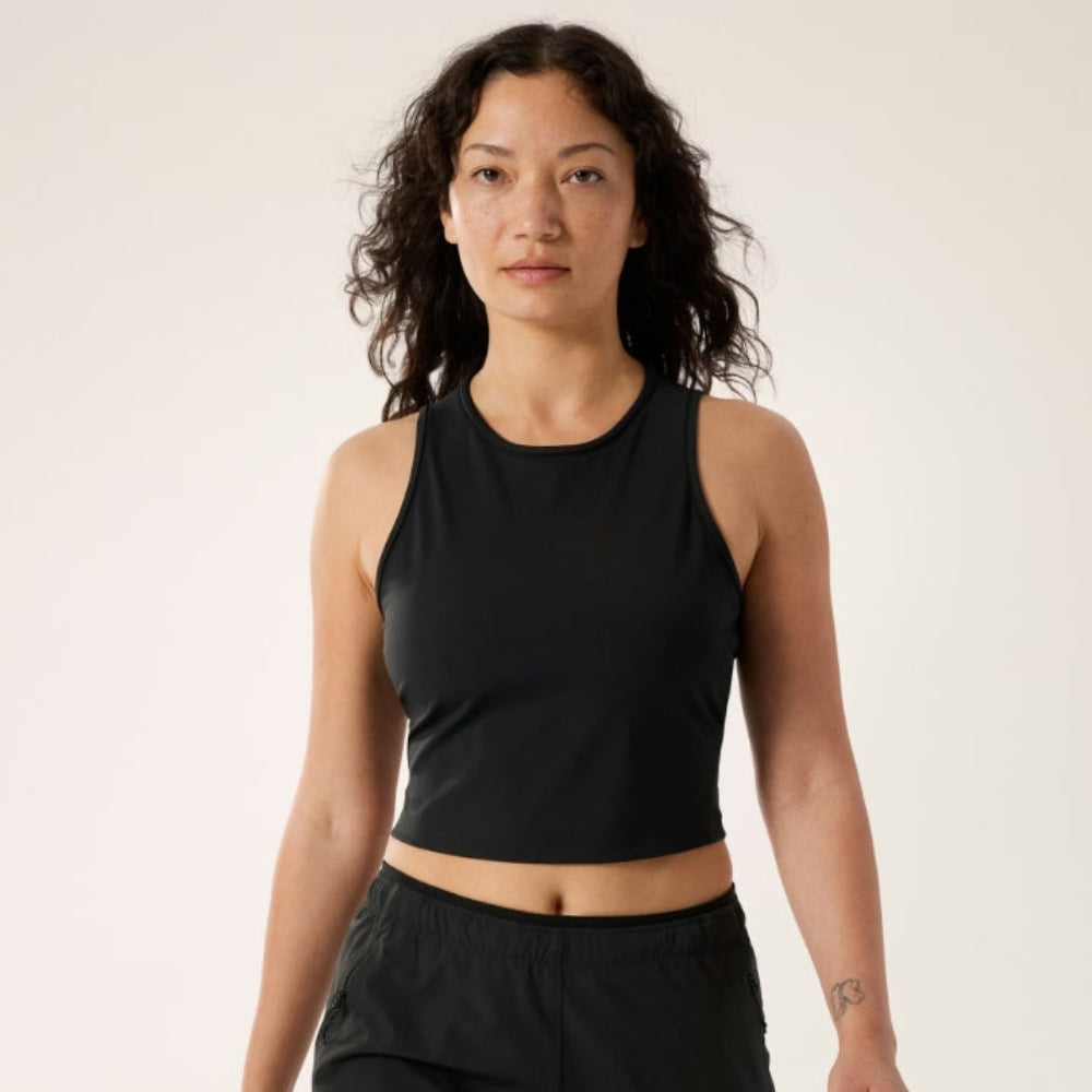 Arc'teryx Soria Tank Women's - Black / Arctic Silk