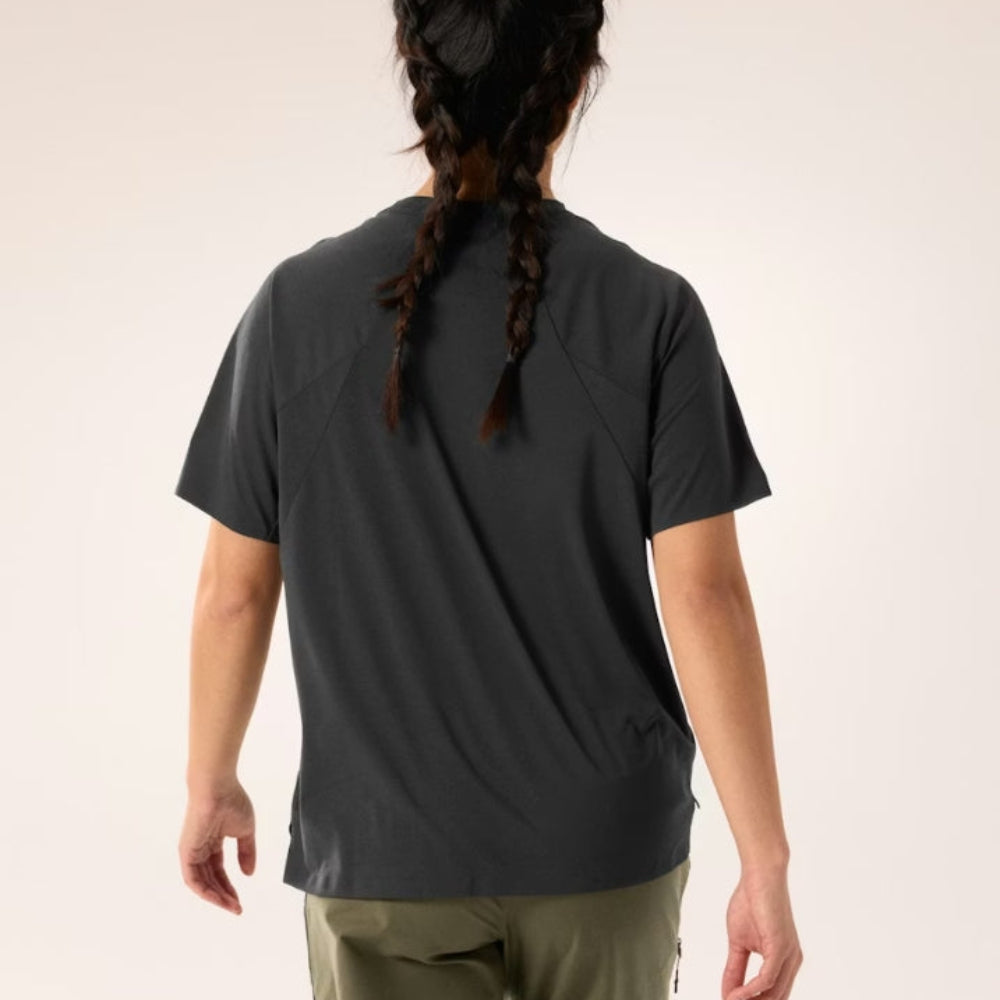 Arc'teryx Silene Crew Shirt SS Women's - Black Heather