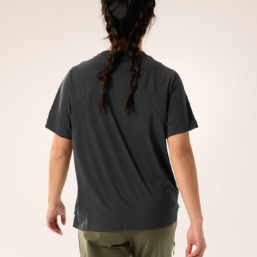 Arc'teryx Silene Crew Shirt SS Women's - Black Heather