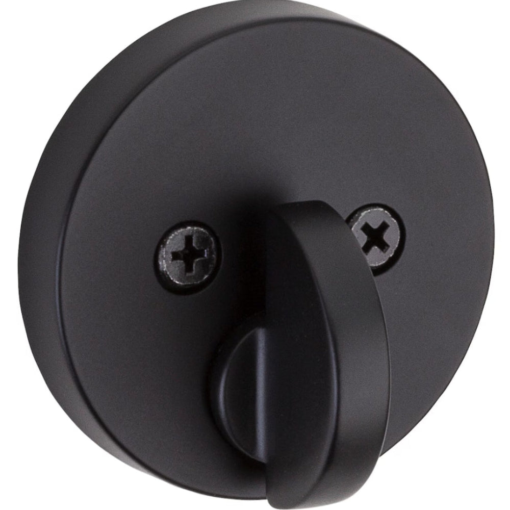 Weiser Uptown Matte Black Deadbolt/Entry Door Lock with Key