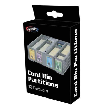 BCW Card Bin Partitions - 12x5 Pack