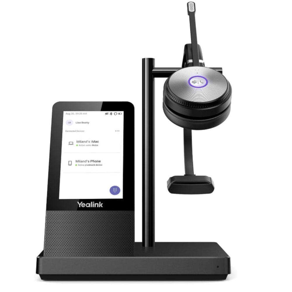 Yealink WH66 Wireless DECT Mono Headset - Teams Certified