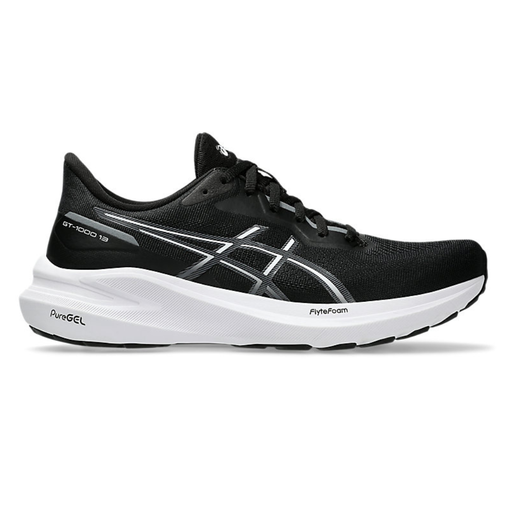 Asics GT-1000 13 Women's Running Shoes - Black/White