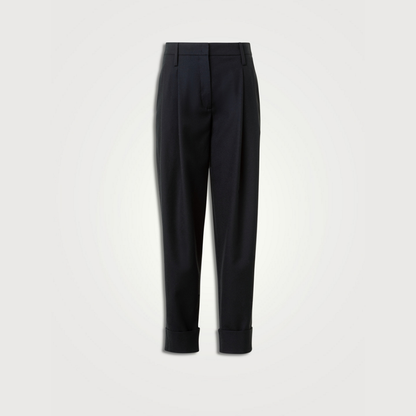 Akris Punto Franklyn Tapered Wool Trousers - Black