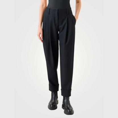 Akris Punto Franklyn Tapered Wool Trousers - Black
