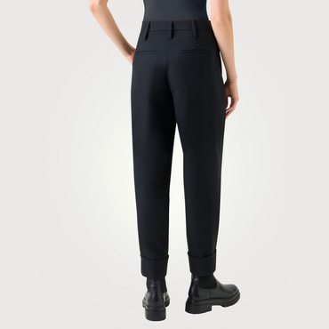 Akris Punto Franklyn Tapered Wool Trousers - Black