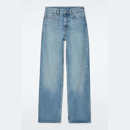 COS Column Straight-Leg Jeans - Light Blue
