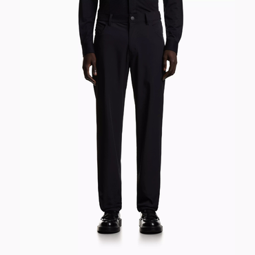 Emporio Armani Regular Fit 5-Pocket Pants - Black