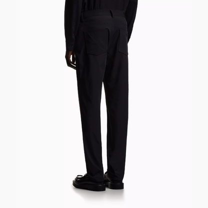 Emporio Armani Regular Fit 5-Pocket Pants - Black