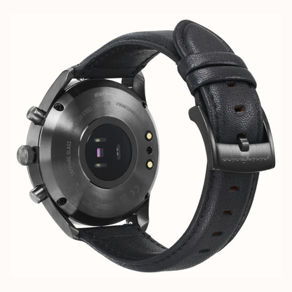 Pininfarina by Globics Sintesi Hybrid Smartwatch (44mm) Midnight Shadow / Italian Leather
