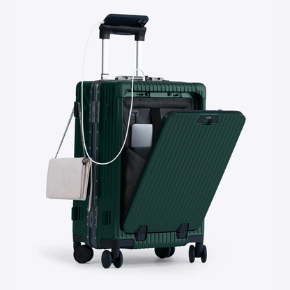 NOBL Carry-On: All-in-One Suitcase - Forest Green