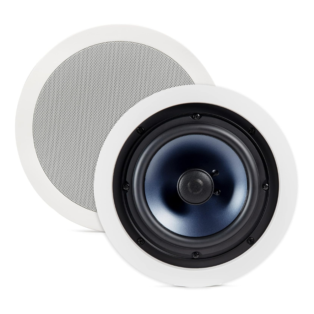 Polk Audio RC80i High-Quality In-Ceiling Speakers with 8" Drivers - One Pair