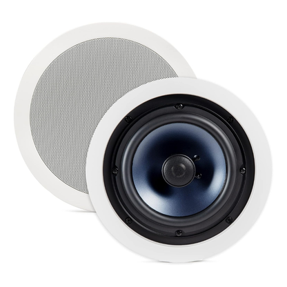 Polk Audio RC80i High-Quality In-Ceiling Speakers with 8" Drivers - One Pair