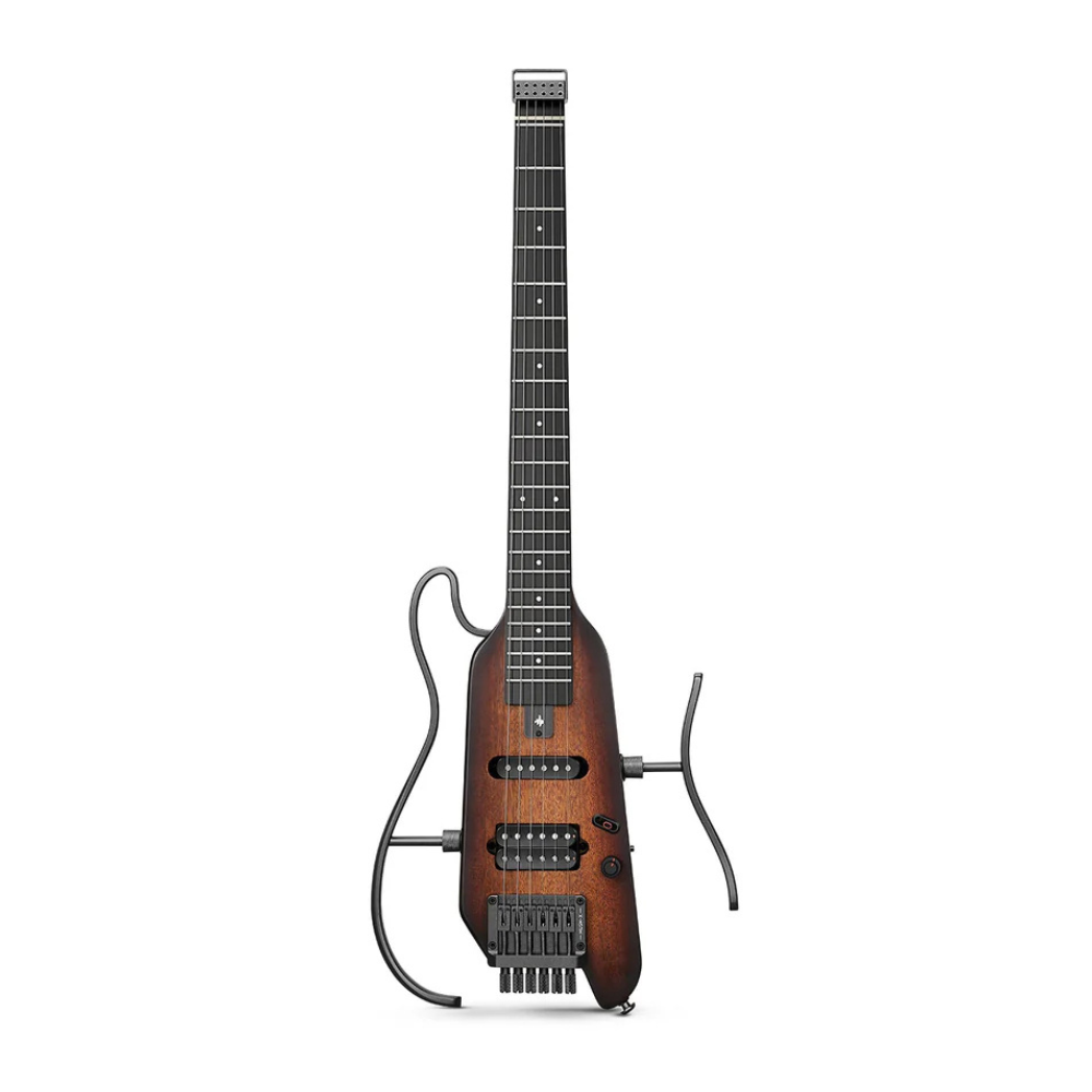 Donner HUSH X Electric Travel Guitar - Sunburst