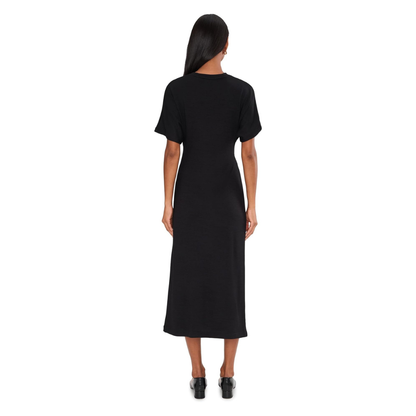 Vince Women's Short Sleeved Side Rouched Dress