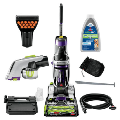 Bissell ProHeat 2X Revolution Pet Pro Plus Carpet Cleaner Bundle