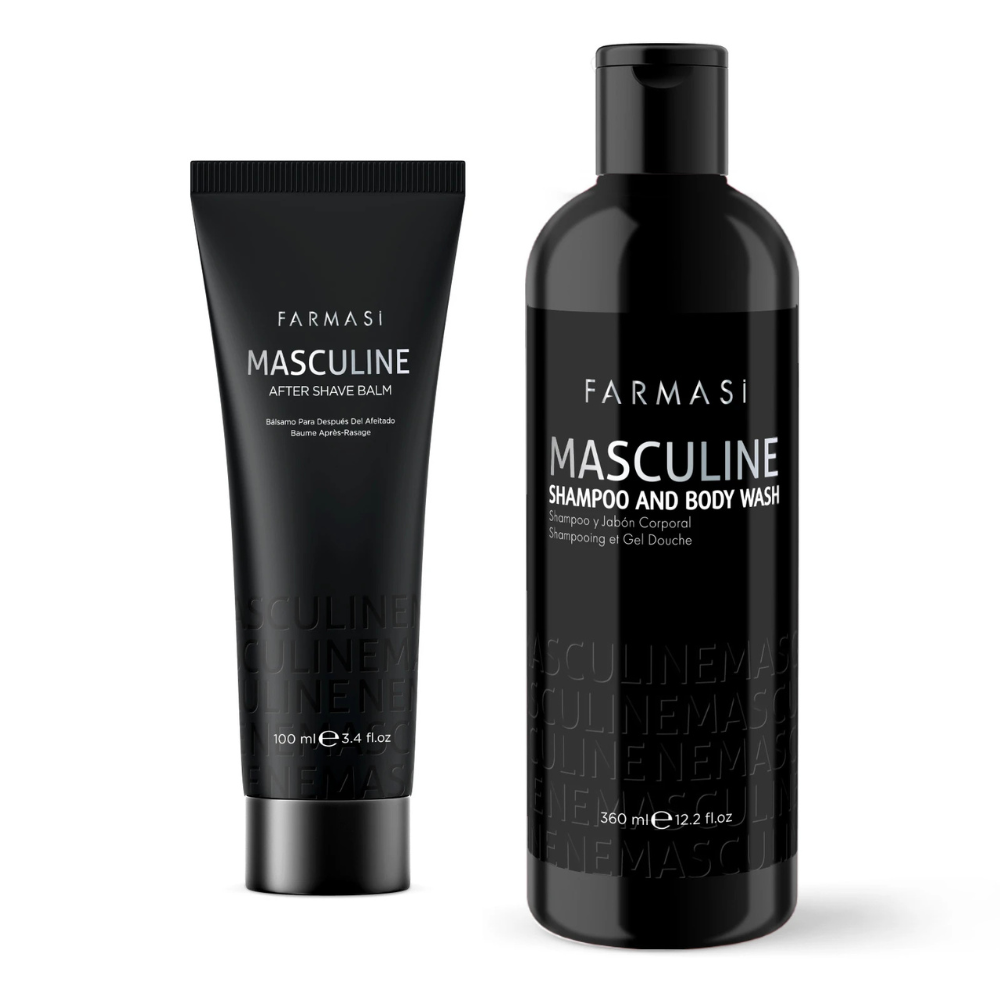 Farmasi Masculine 2 Pc Set (After Shave Balm + Shampoo & Body Wash)