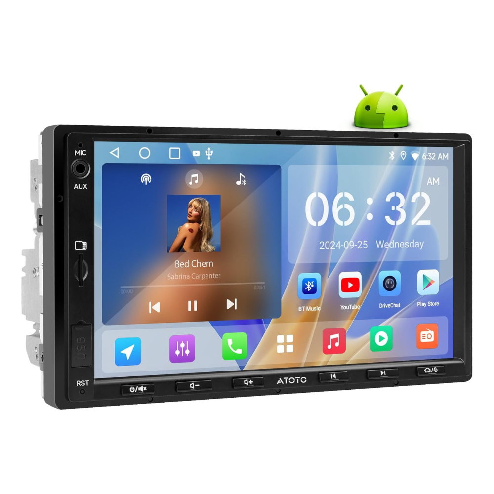 ATOTOLIFE A5L 7" Double DIN Android Car Stereo