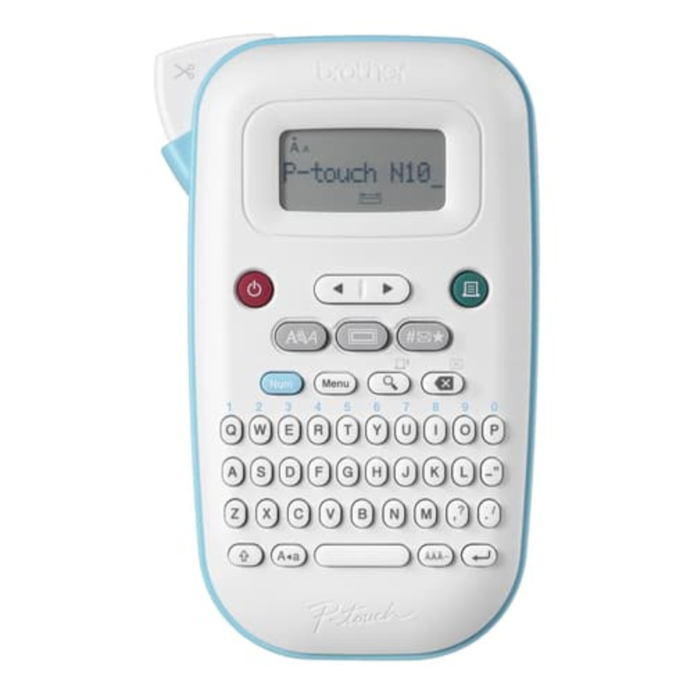 Brother P-touch PT-N10 Personal Handheld Label Maker & 6-Pack Non-Laminated Label Tapes
