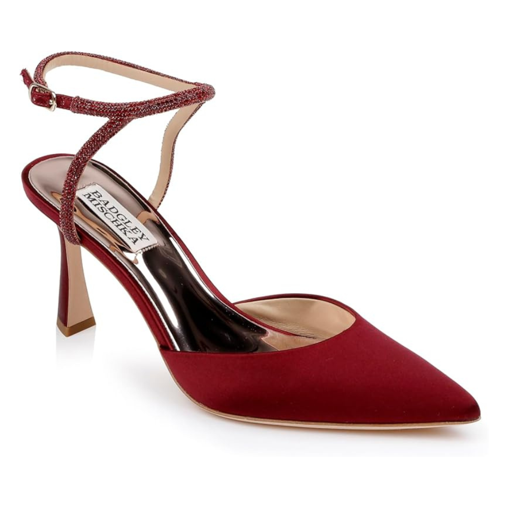 Badgley Mischka Women's Kamilah Pointed Toe Stiletto Pump - Chianti