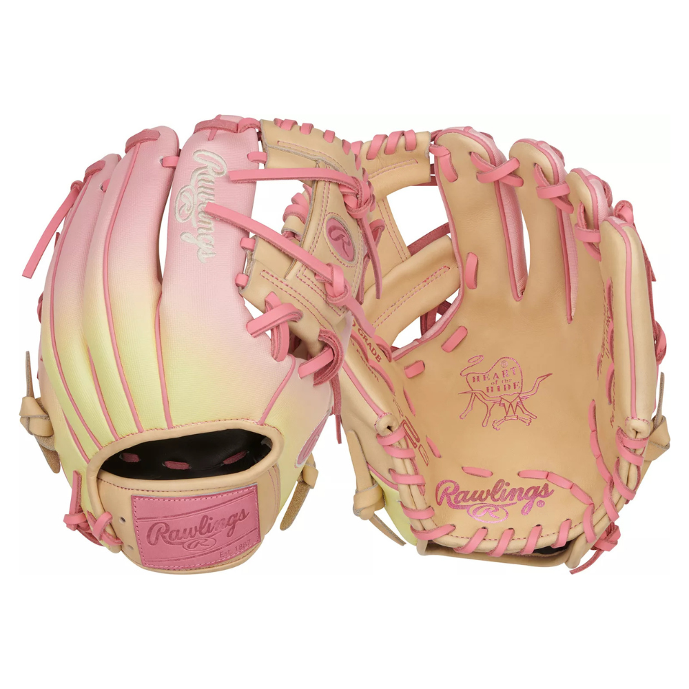 Rawlings 11.75" Pink Lemonade Heart of the Hide R2G Series Fastpitch Glove