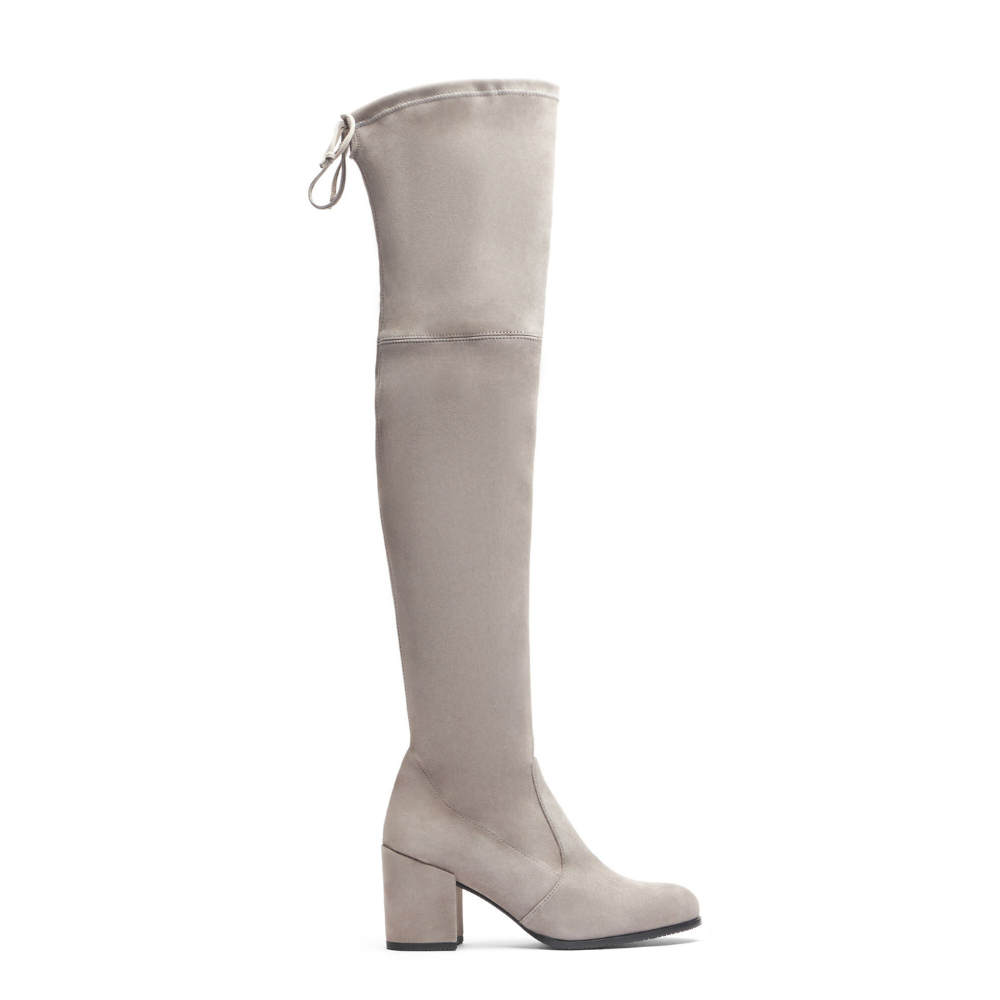 Stuart Weitzman Tieland Suede Stretch Knee High Boots