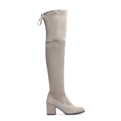 Stuart Weitzman Tieland Suede Stretch Knee High Boots