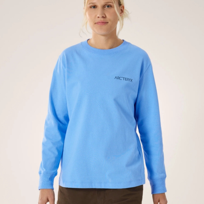 Arc'teryx Kragg Cotton Bird Crew Beck Long-Sleeve T-Shirt Women's - Glacial / Nightscape