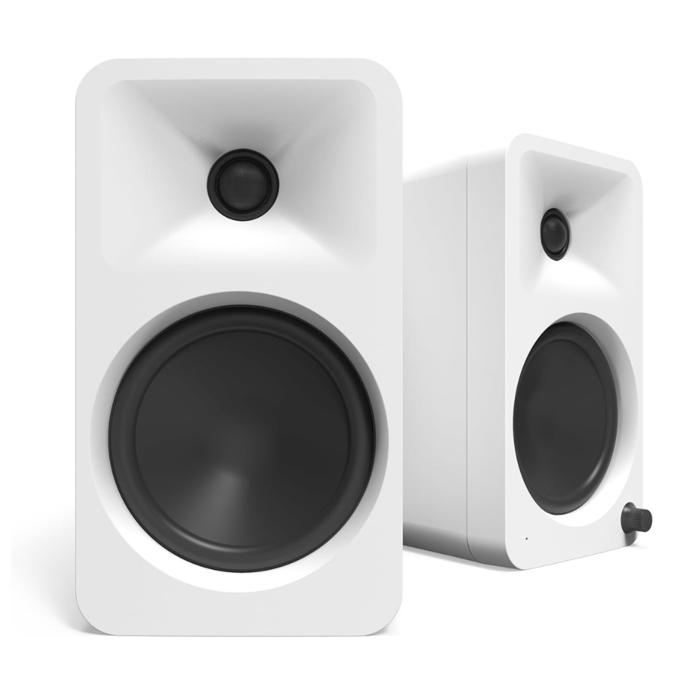 Kanto ORA4 140W Powered Reference Speakers with Bluetooth - White