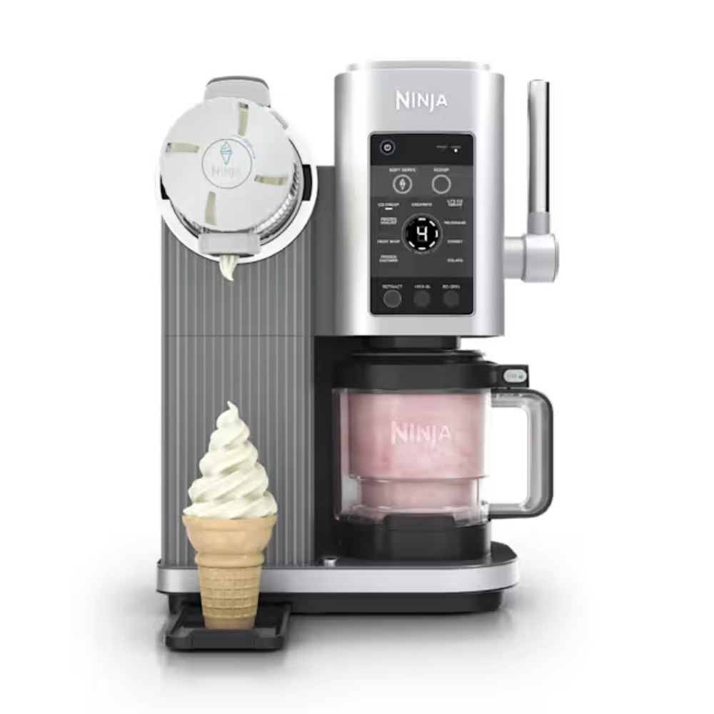 Ninja Swirl by CREAMi Soft Serve & Ice Cream Machine - Silver