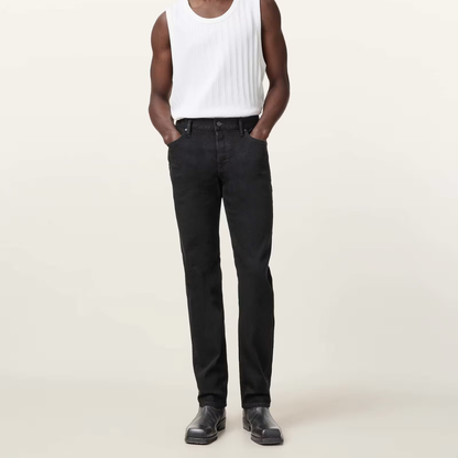 AllSaints Iggy Slim Fit Denim Jeans - Jet Black