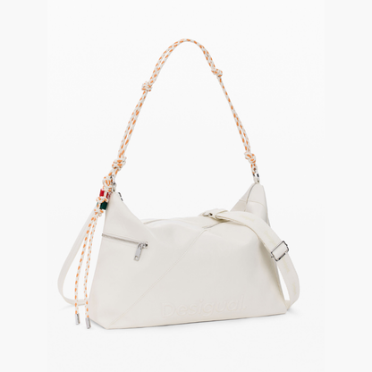 Desigual Large Charms Bag - Cream