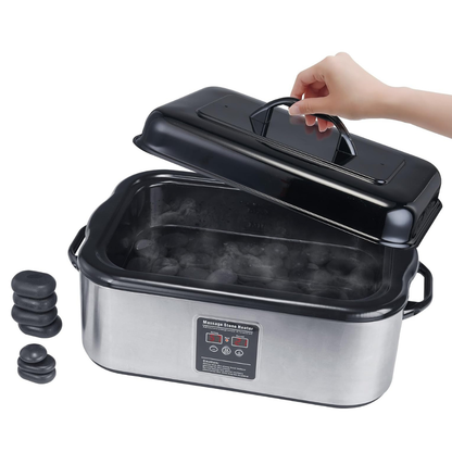 18 Quart LED Hot Stone Warmer with Digital Display