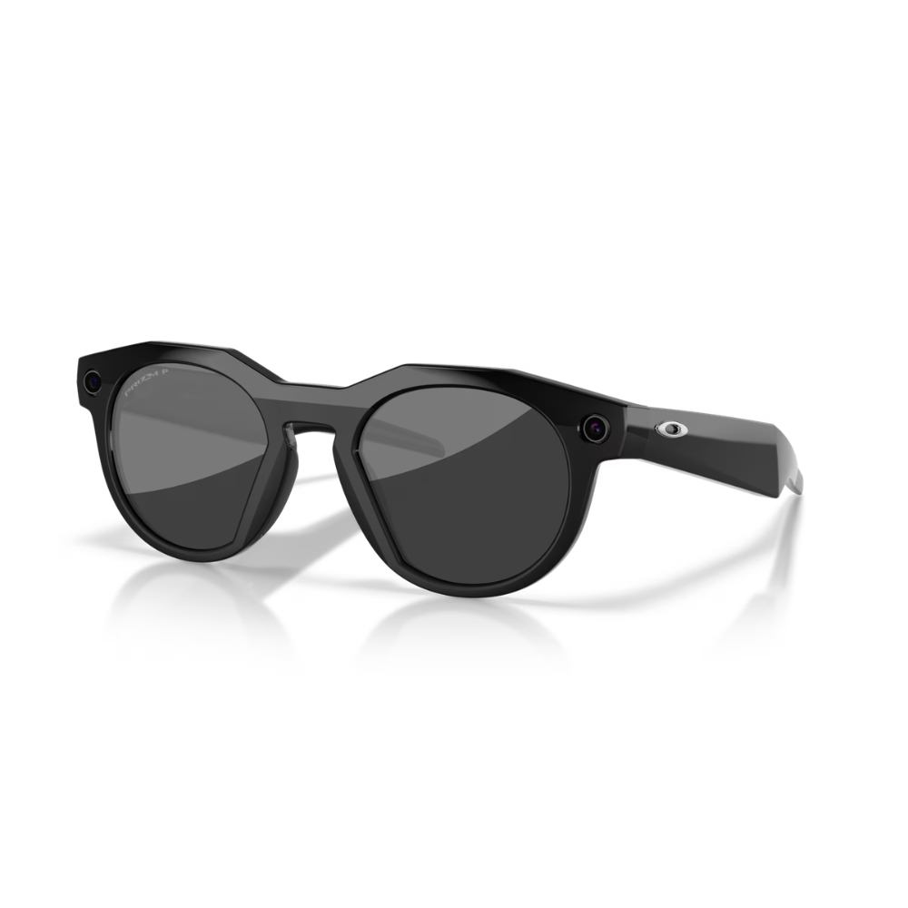Oakley Meta HSTN AI Glasses - Prizm Black Polarized Lenses / Black Frame