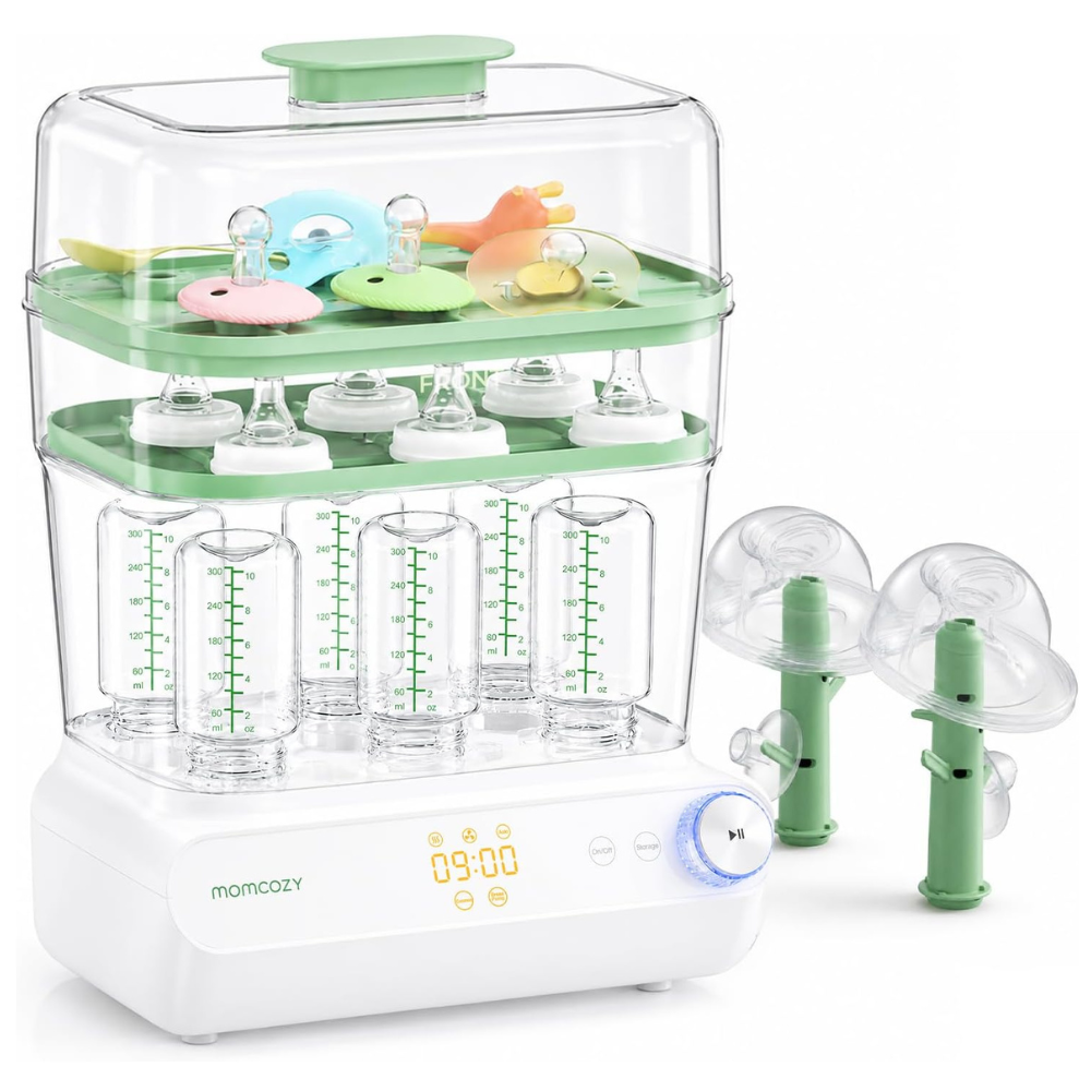 Momcozy 3 Layers Large Bottle Sterilizer and Dryer