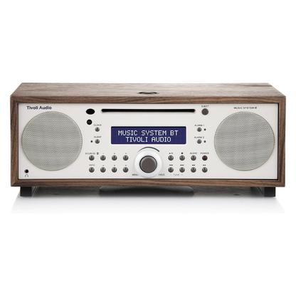 Tivoli Audio Music System with Bluetooth, CD Player, and AM/FM Radio - Walnut