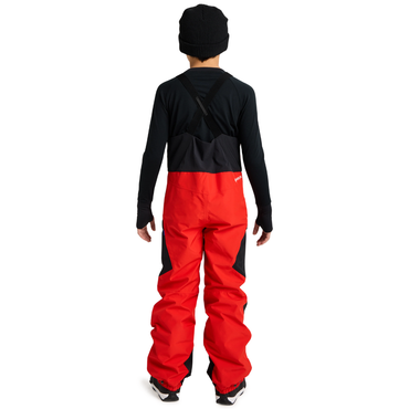 Burton Kids' Powline GORE-TEX 2L Bib Pants - Flame Scarlet / True Black
