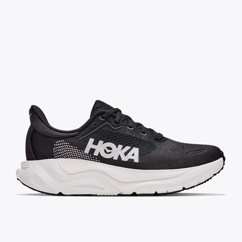 HOKA Women's Arahi 9 Running Shoes - Black / White