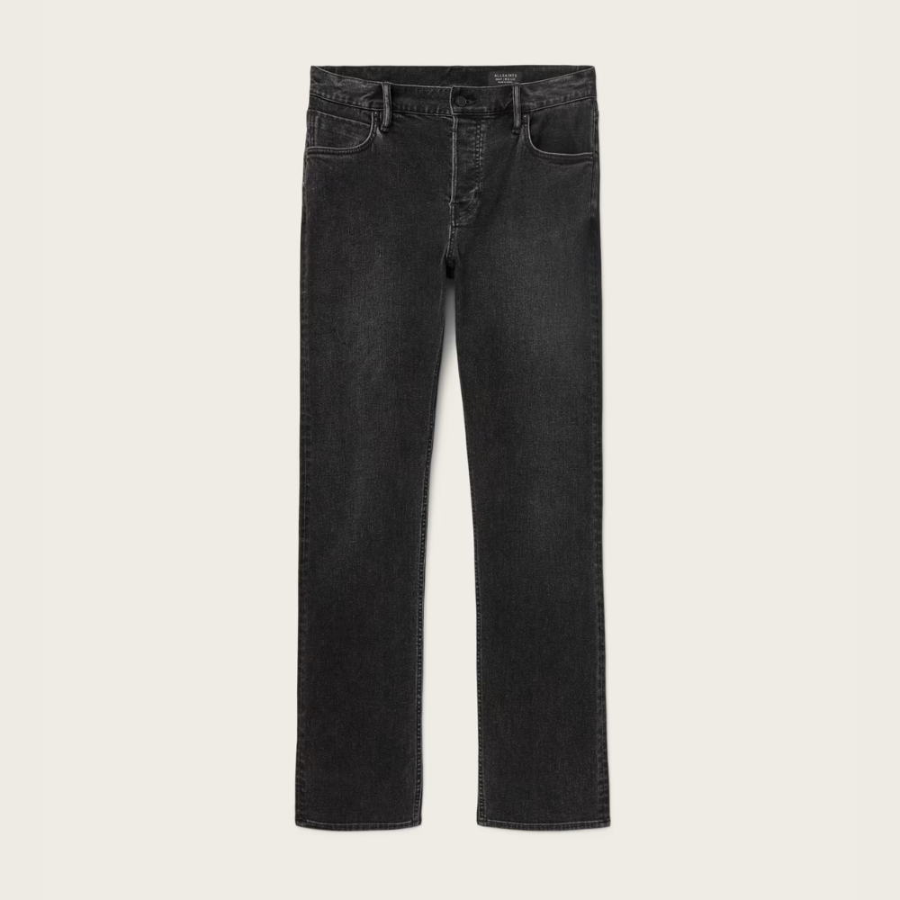 AllSaints Iggy Slim Fit Denim Jeans - Washed Black