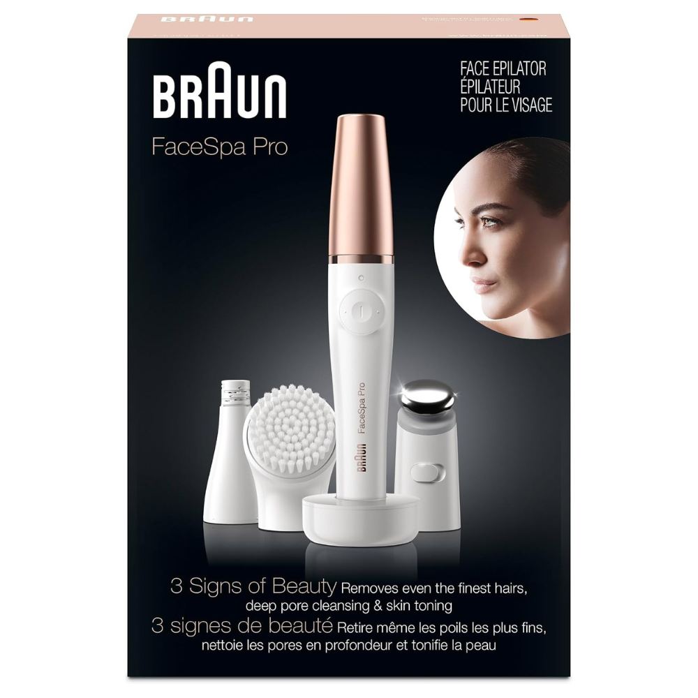 Braun FaceSpa Pro 911 Facial Epilator - White/Bronze